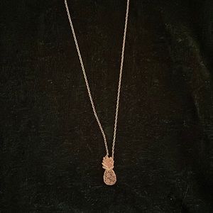 Pineapple 🍍rose gold necklace